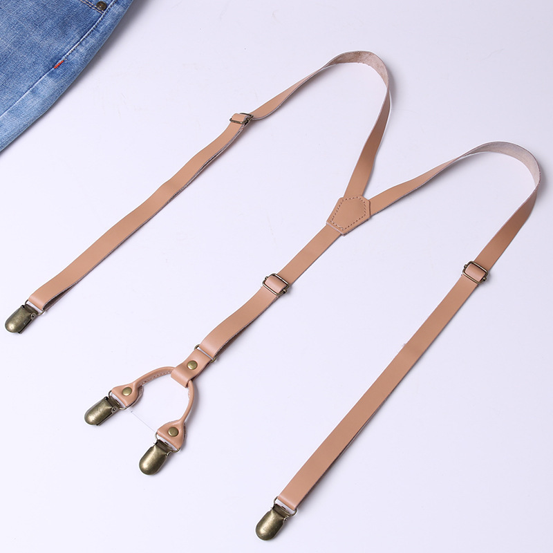 Personalized Monogrammed Genuine Leather Suspenders for Unique & Love | JNSCloth28