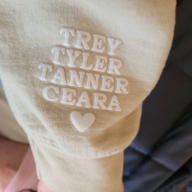 Personalized Mama Sweatshirt with Kid Names on Sleeve for Unique & Love | JNSCloth19