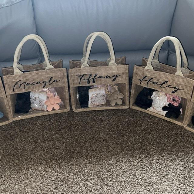 Personalized Monogram Bachelorette Party Gift Tote Bags | JNSBag48