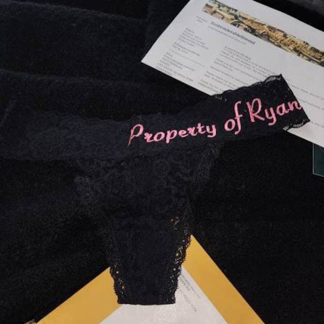 Personalized Wedding Lace thong for Unique & Love | JNSCloth21