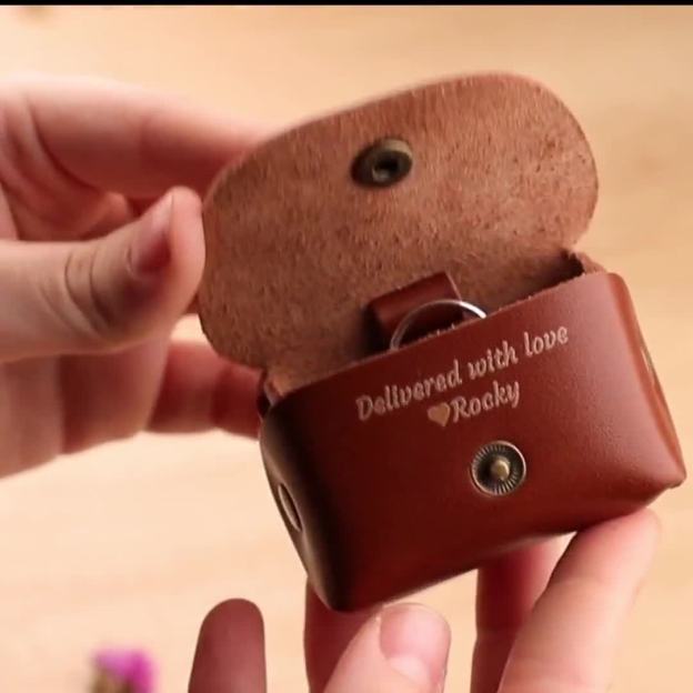 Personalized Pet proposal ring pouch for Unique & Love | JNSBag21