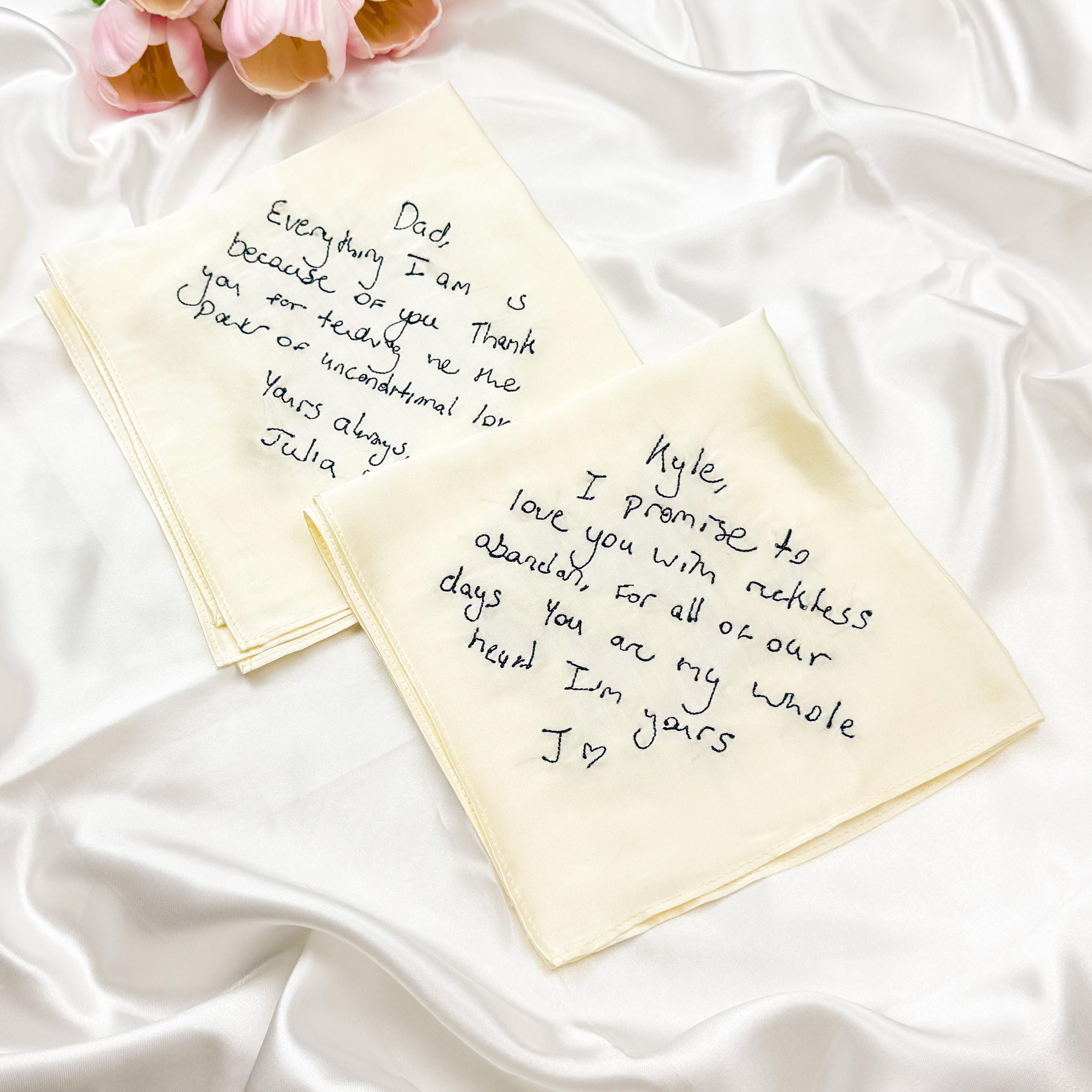 Personalized Embroidered Handkerchief for Unique & Love | JNSCloth47