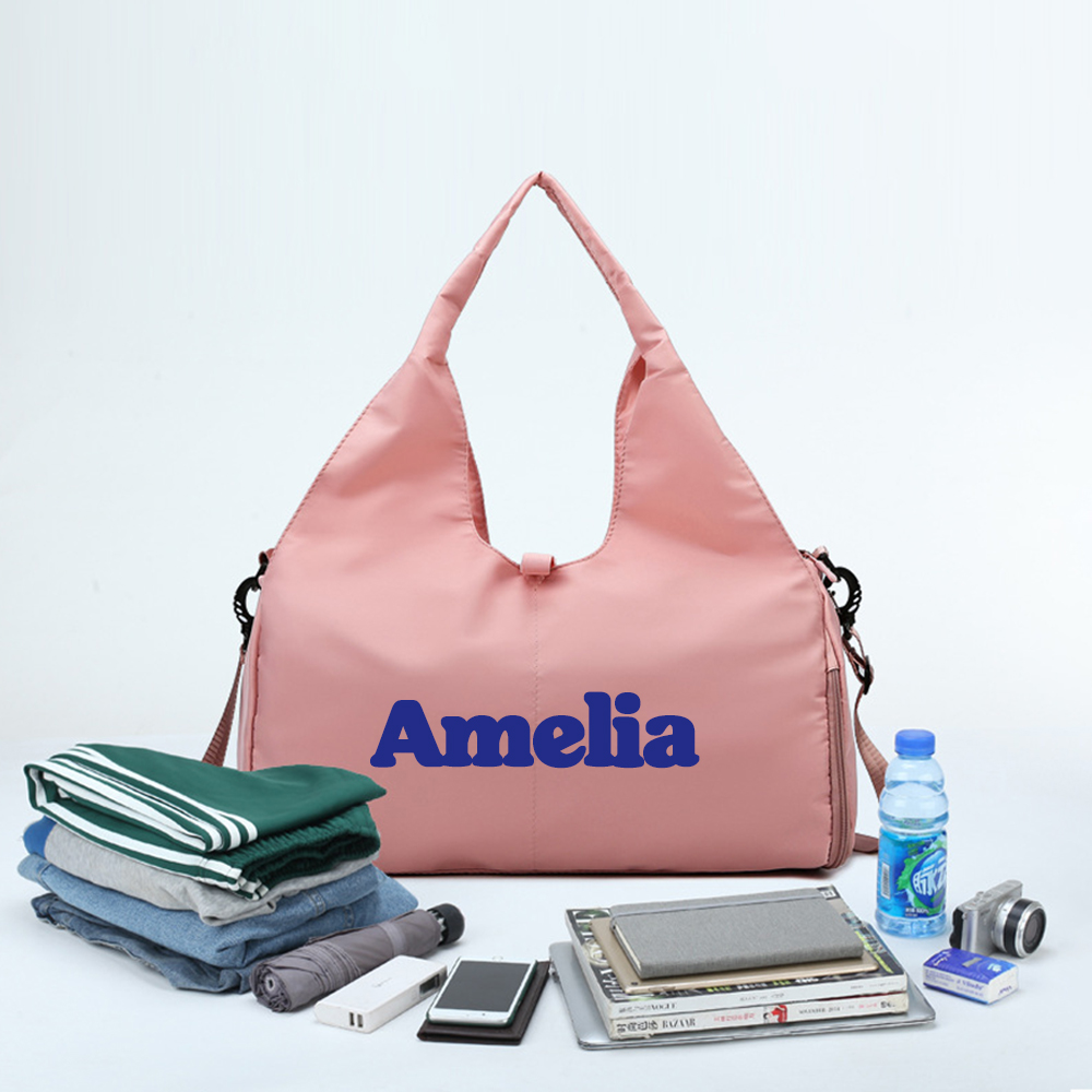 Personalized Travel Duffel Bag with Shoe Compartment for Unique & Love | JNSBag106