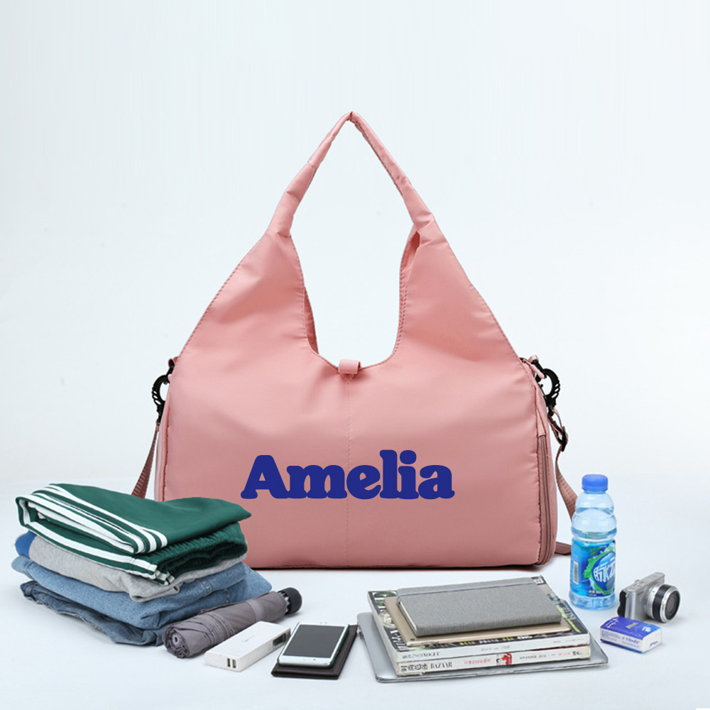 Personalized Travel Duffel Bag with Shoe Compartment for Unique & Love | JNSBag106