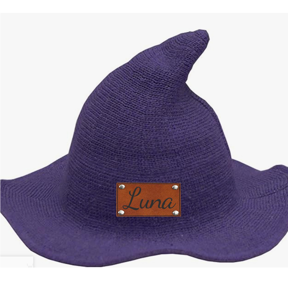 Personalized Name Knitted Halloween Witch Hat for Unique & Love | JNSHat12