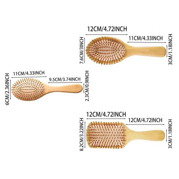 Personalized Monogram Handmade Airbag Hairbrush | JNSTool12