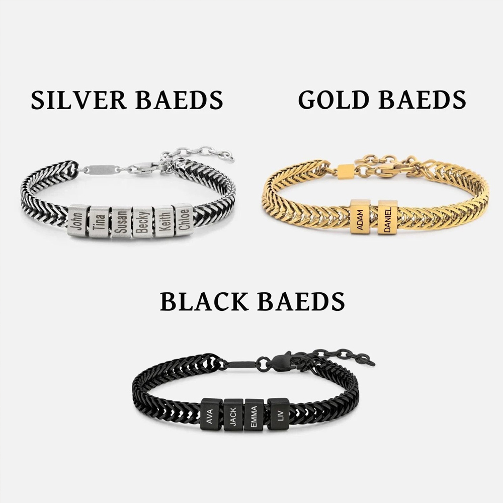 Personalized Name Engraved Bracelet for Unique & Love  | JNSDec109