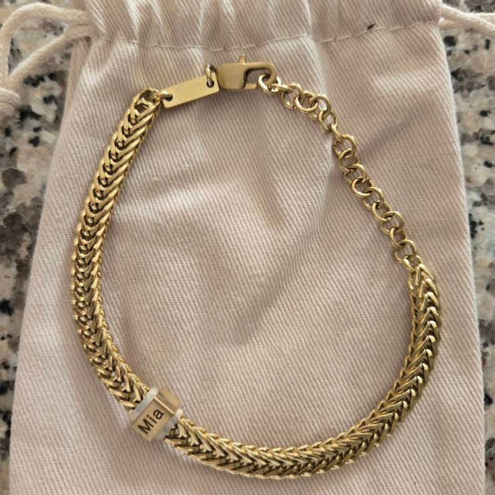 Personalized Name Engraved Bracelet for Unique & Love  | JNSDec109