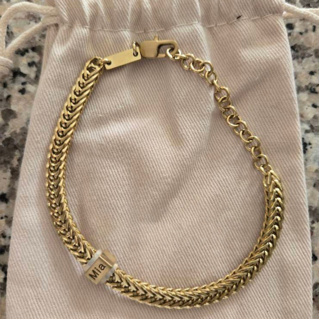 Personalized Name Engraved Bracelet for Unique & Love  | JNSDec109