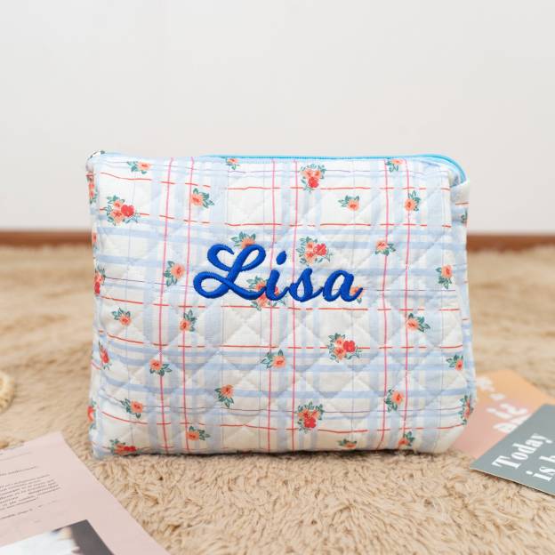 Personalized Monogram Makeup Bag | JNSBag49