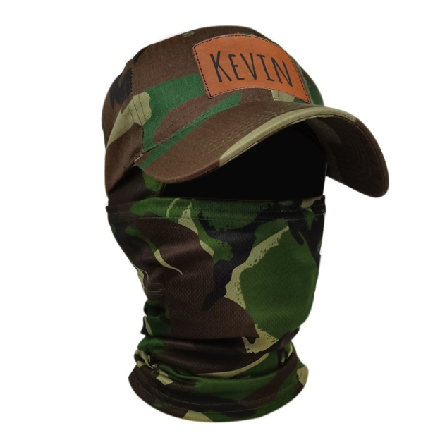 Personalized Name Outdoor Camo Baseball Cap & Face Mask Set for Unique & Love | JNSHat11