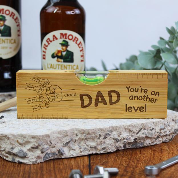 Personalized 2 in 1 Wooden Spirit Level Bottle Opener for Unique & Love | JNSTool25
