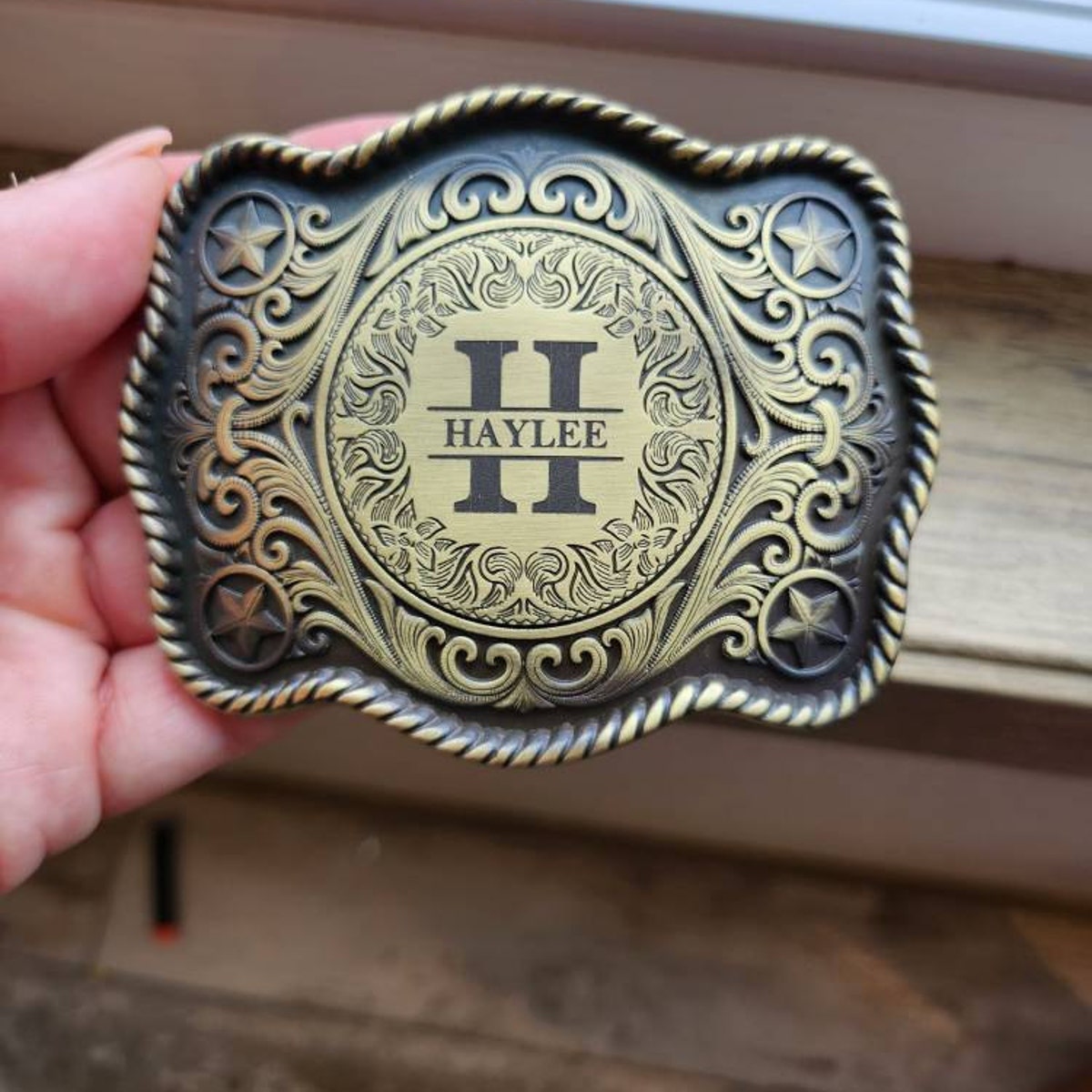 Personalized Monogram Engraved Belt Buckle for Unique & Love | JNSDec175