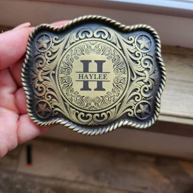Personalized Monogram Engraved Belt Buckle for Unique & Love | JNSDec175