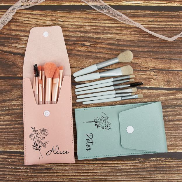 Personalized Wedding Makeup Brushes for Unique & Love | JNSBag14