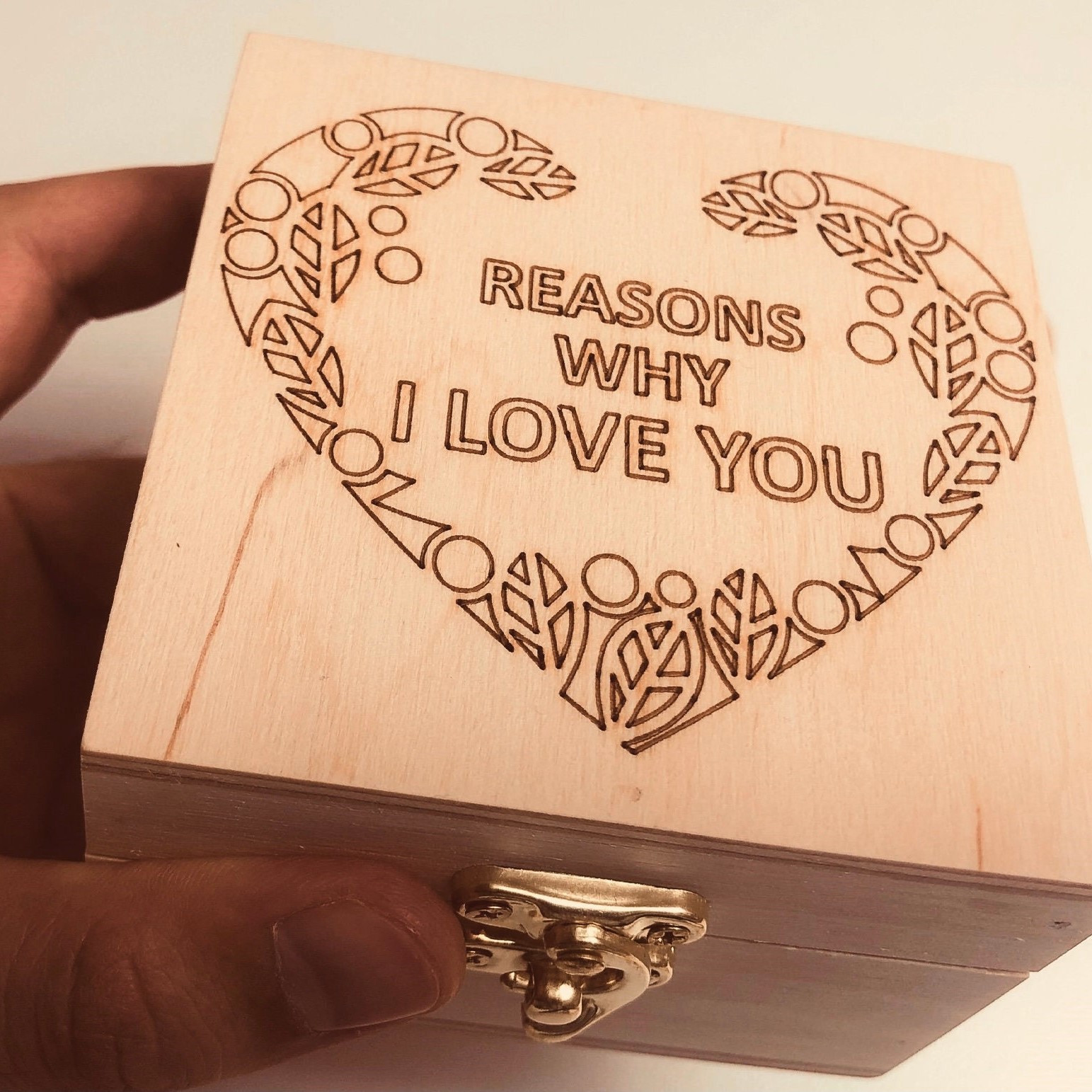 Personalised Reasons Why I Love You Gift Box | BKPhoto26