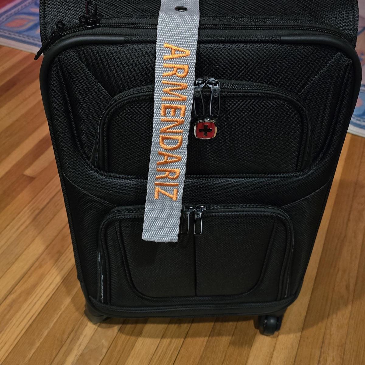 Personalized Embroidered Luggage Tag for Unique & Love | JNSDec147