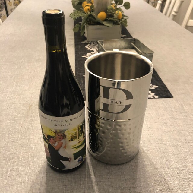 Personalized Lavish Stainless Steel Wine Chiller for Unique & Love | JNSDec183