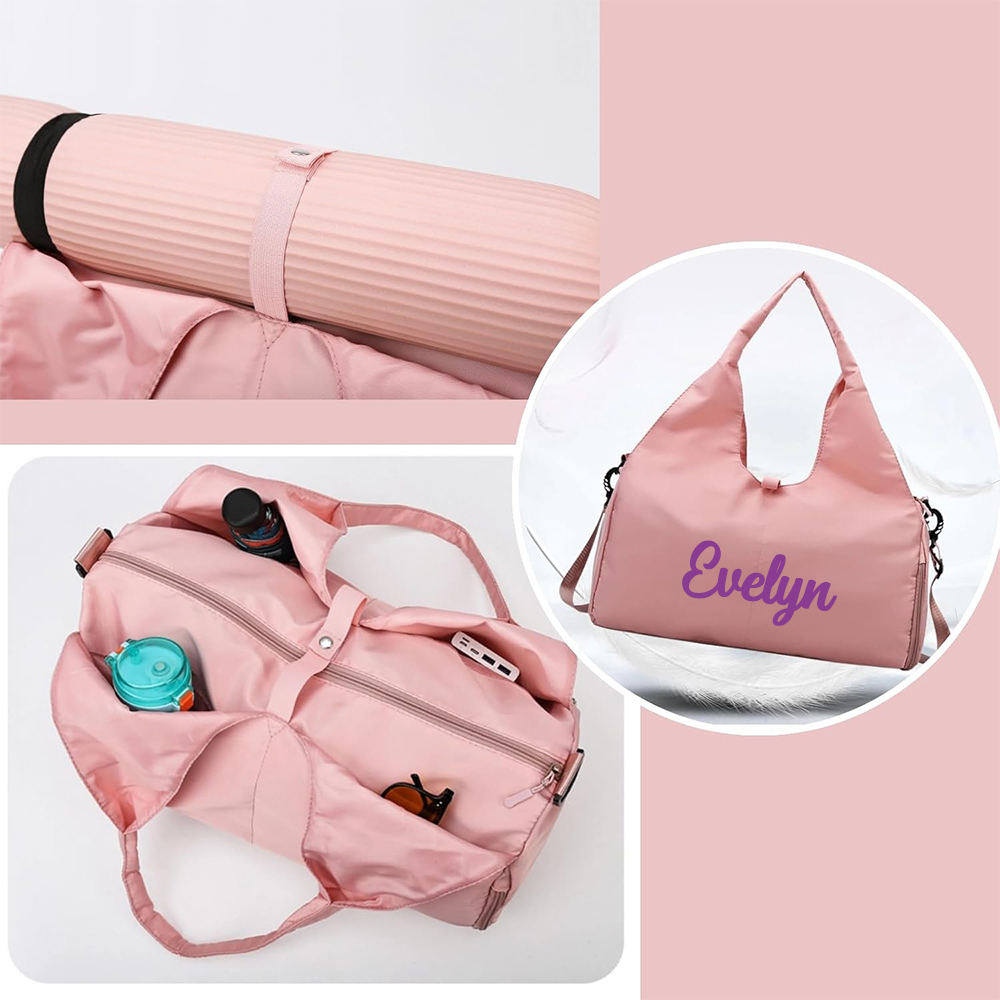 Personalized Travel Duffel Bag with Shoe Compartment for Unique & Love | JNSBag106