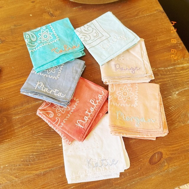 Personalized Name Embroidered Bandana for Unique & Love | JNSCloth49