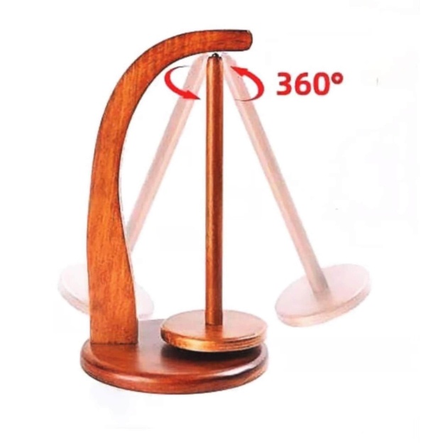 Personalized Magnetic Wooden Rotating Yarn Ball Holder for Unique & Love | JNSDec187