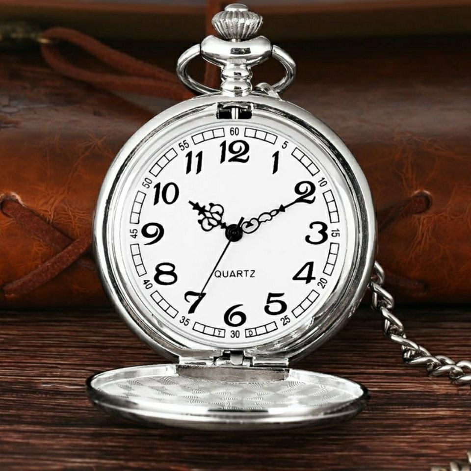 Personalized Monogram Engraved Pocket Watch | JNSDec104
