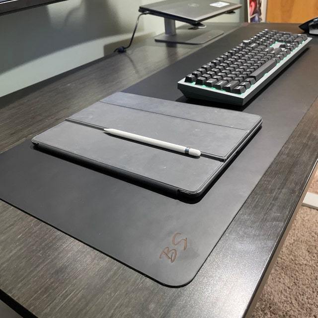 Personalized Engraved Leather Desk Mat for Unique & Love | JNSDec74