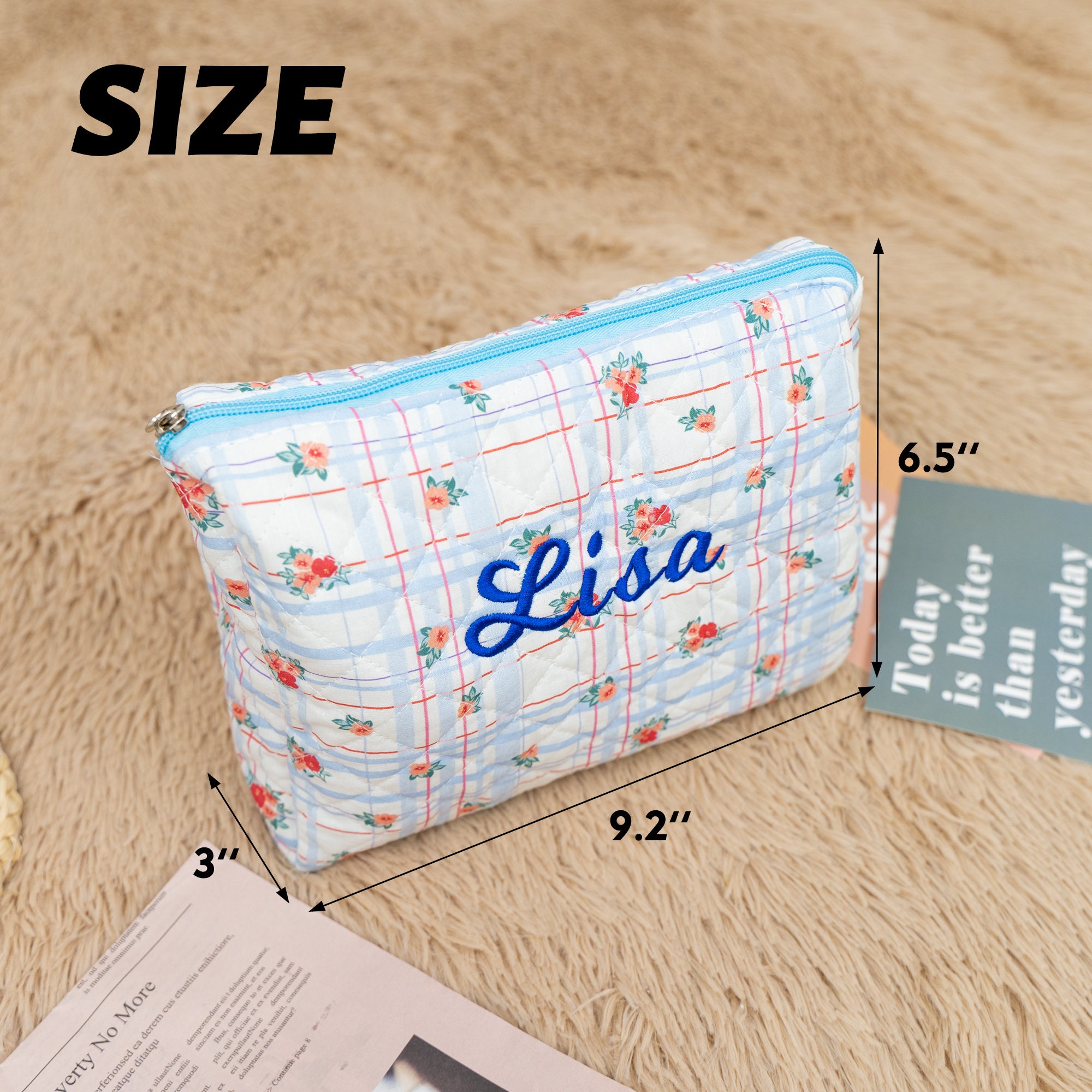 Personalized Monogram Makeup Bag | JNSBag49