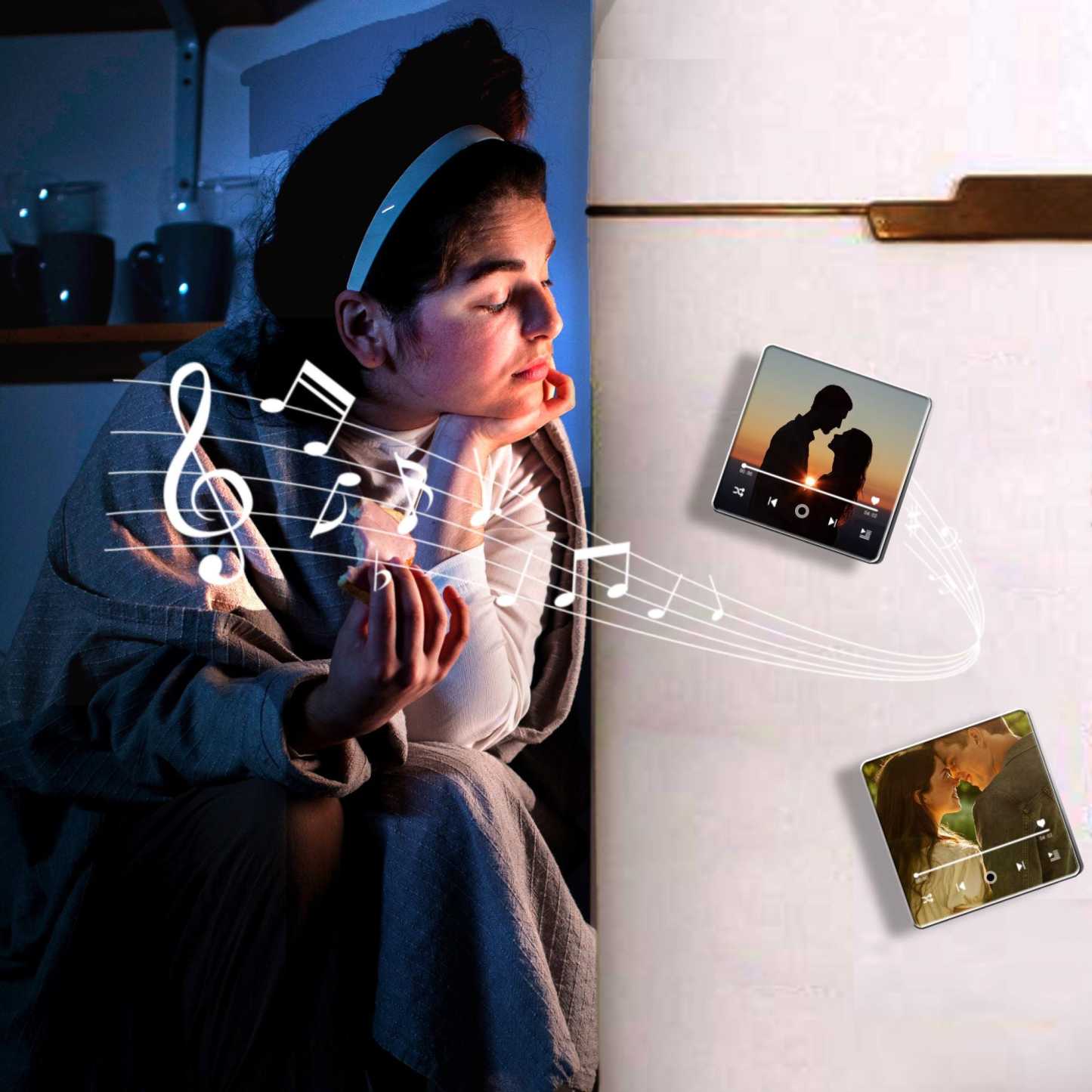 Personalized Photo Music Fridge Magnet for Unique & Love | JNSDec131