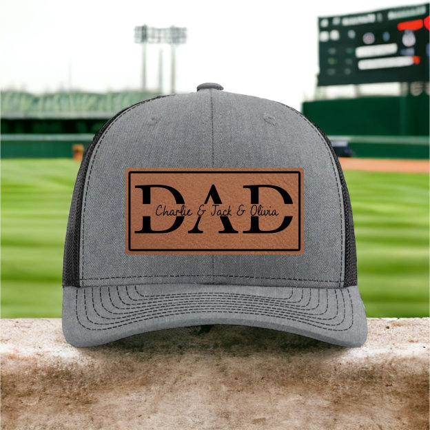 Personalized DAD Hat with Kids Names for Unique & Love | JNSHat09