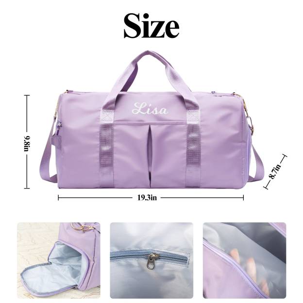 Personalized Embroidered Travel Duffle Bag for Unique & Love | JNSBag118
