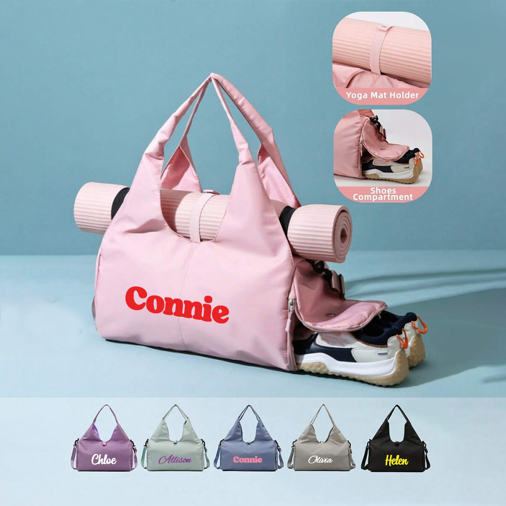 Personalized Travel Duffel Bag with Shoe Compartment for Unique & Love | JNSBag106