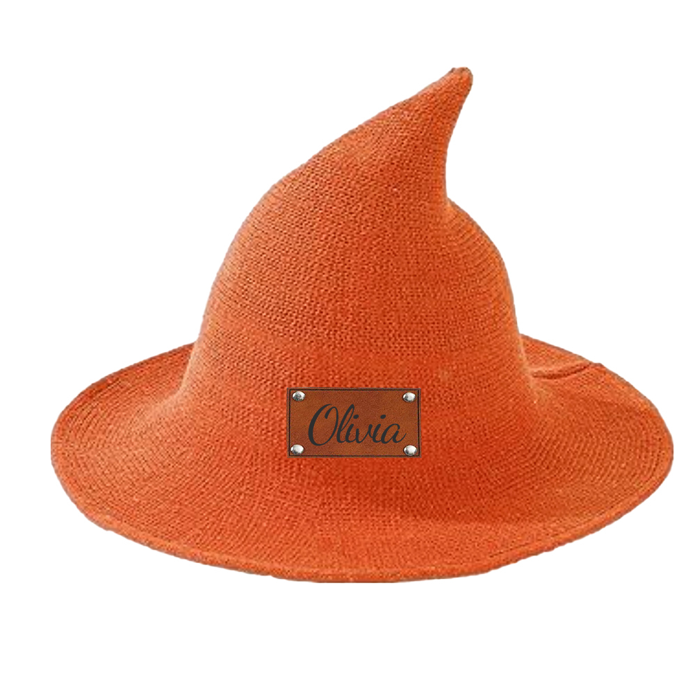 Personalized Name Knitted Halloween Witch Hat for Unique & Love | JNSHat12