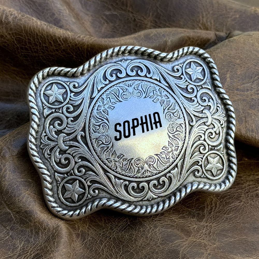 Personalized Monogram Engraved Belt Buckle for Unique & Love | JNSDec175