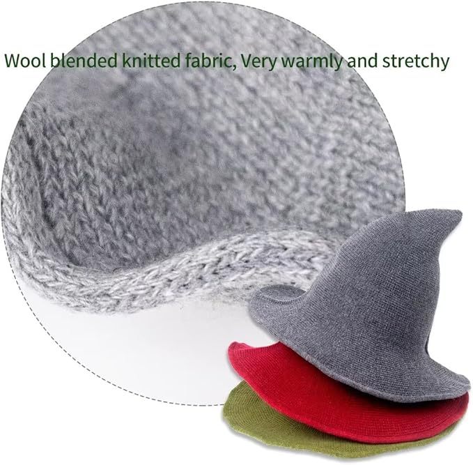 Personalized Name Knitted Halloween Witch Hat for Unique & Love | JNSHat12