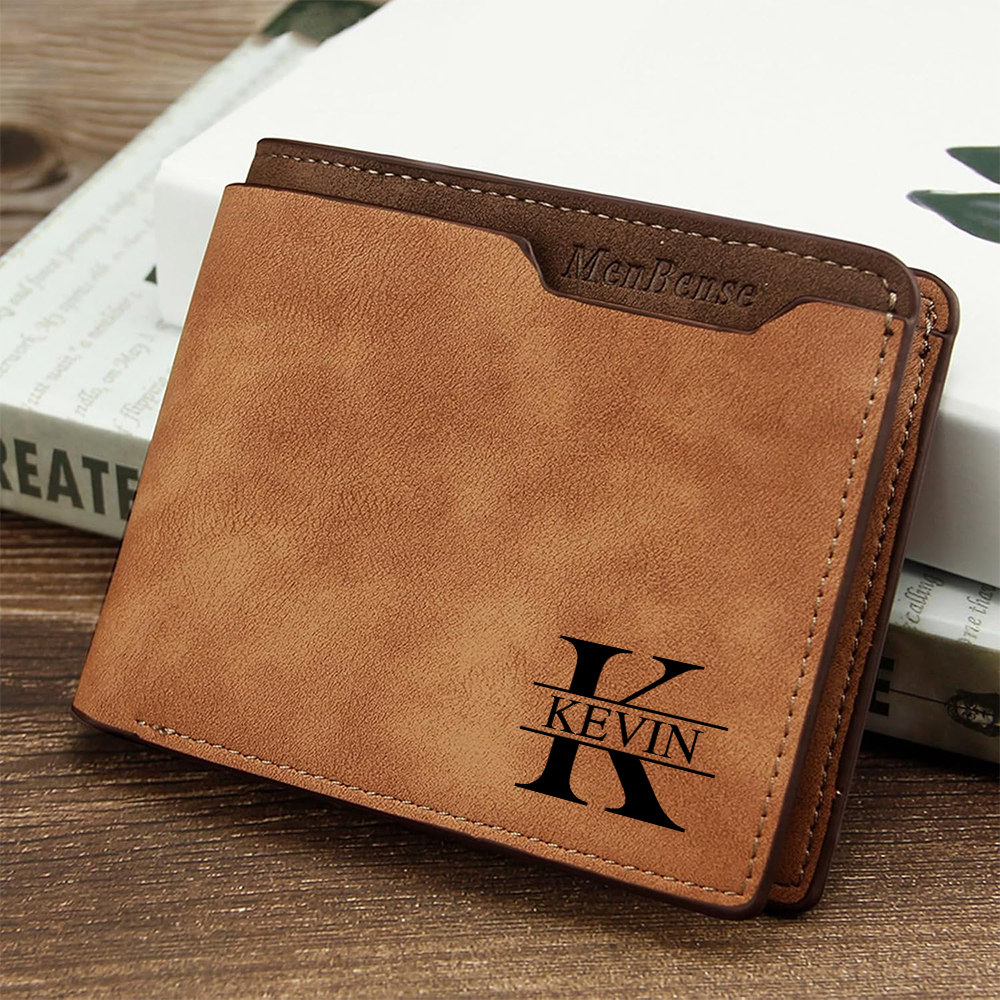 Personalized Leather Monogram Wallet for Unique & Love | JNSBag75
