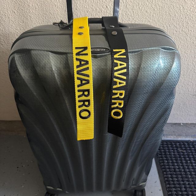 Personalized Embroidered Luggage Tag for Unique & Love | JNSDec147