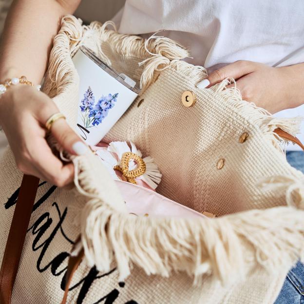 Personalized Name Embroidered Bridesmaid Proposal Canvas Bags | JNSBag80