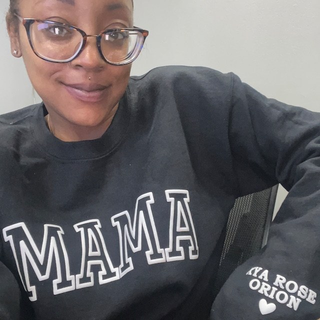 Personalized Mama Sweatshirt with Kid Names on Sleeve for Unique & Love | JNSCloth19