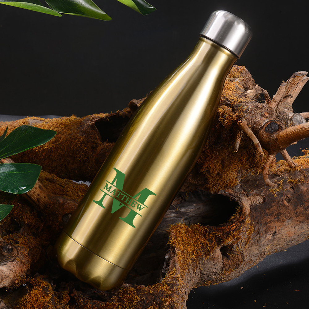 Personalized Monogram Golf Insulated Water Bottle | JNSBottle01