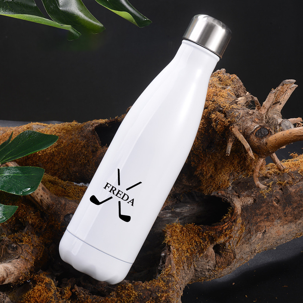 Personalized Monogram Golf Insulated Water Bottle | JNSBottle01