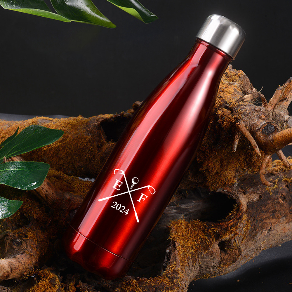 Personalized Monogram Golf Insulated Water Bottle | JNSBottle01