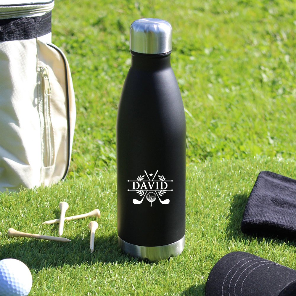Personalized Monogram Golf Insulated Water Bottle | JNSBottle01