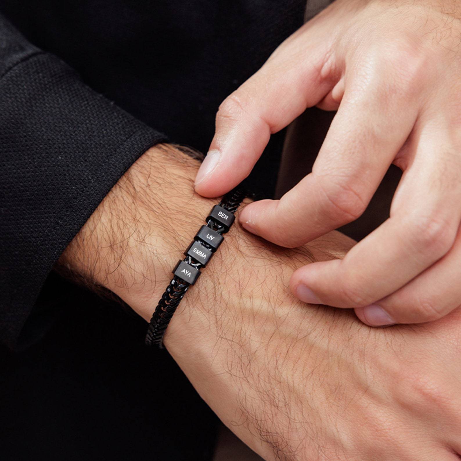 Personalized Name Engraved Bracelet for Unique & Love  | JNSDec109