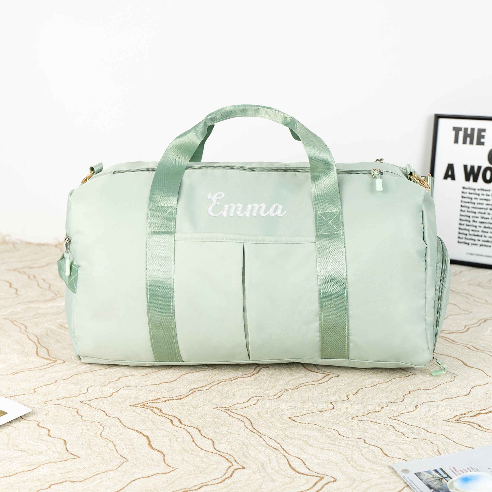 Personalized Embroidered Travel Duffle Bag for Unique & Love | JNSBag118