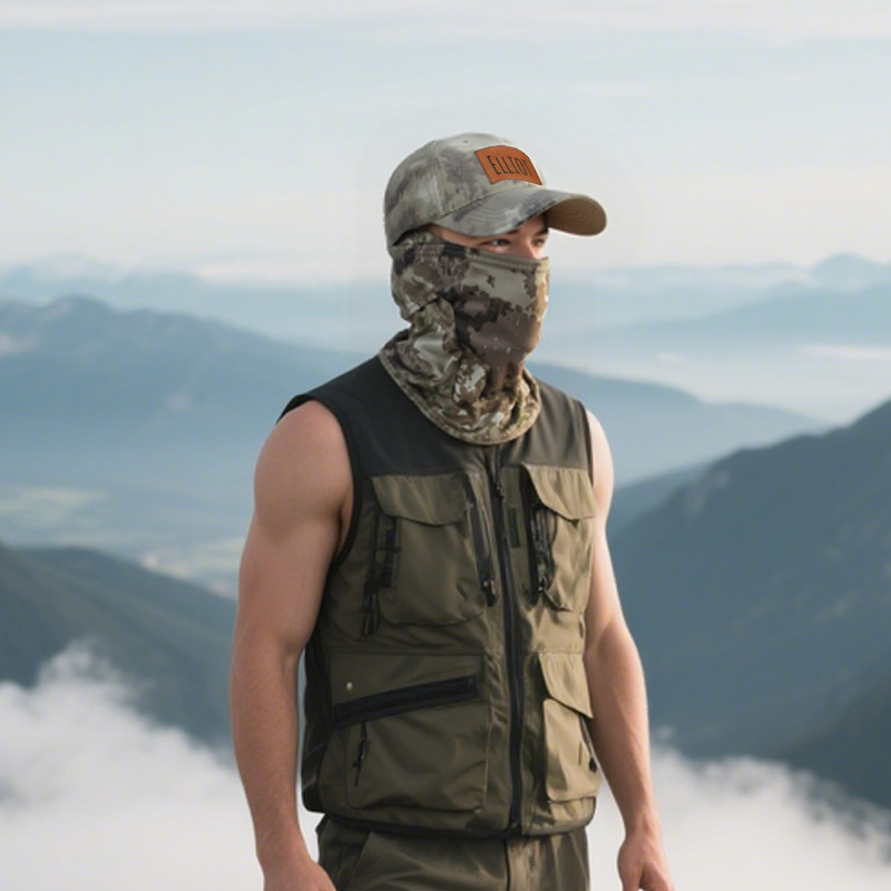 Personalized Name Outdoor Camo Baseball Cap & Face Mask Set for Unique & Love | JNSHat11