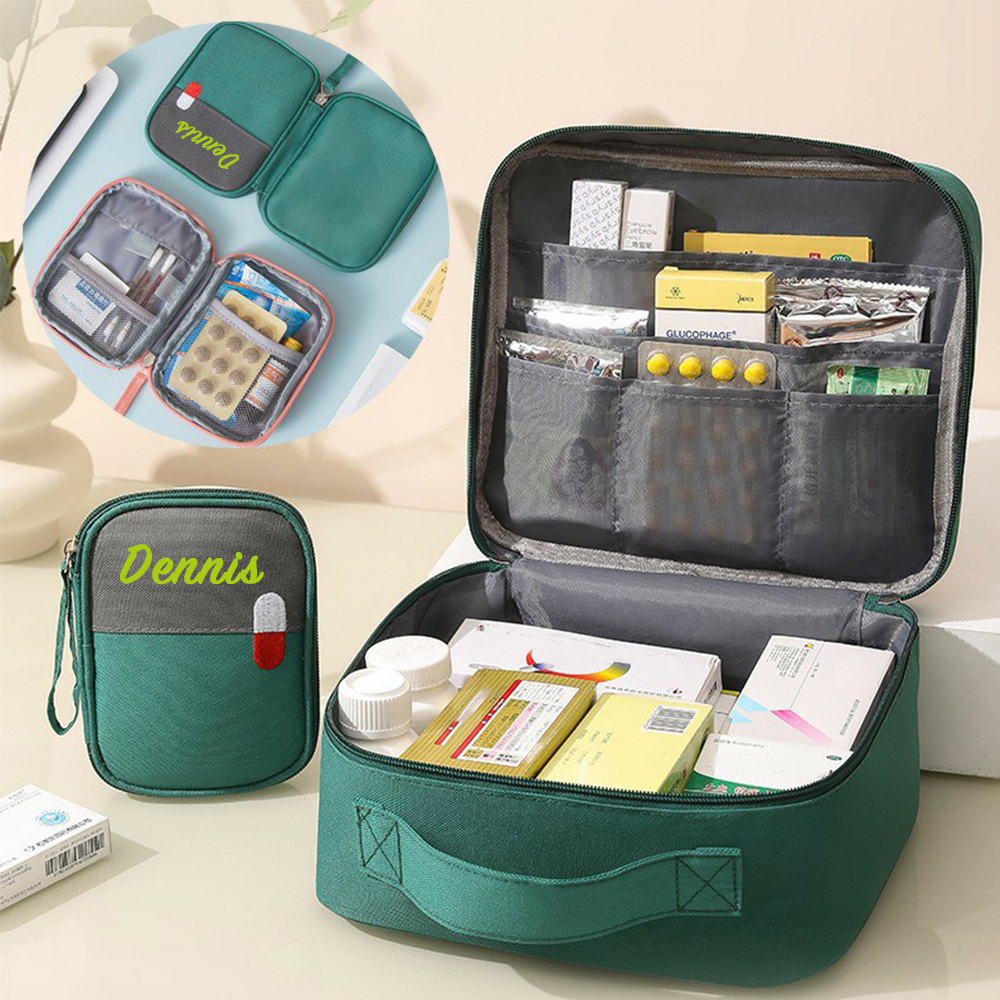 Personalized Medicine Bag Organizer for Unique & Love | JNSBag112
