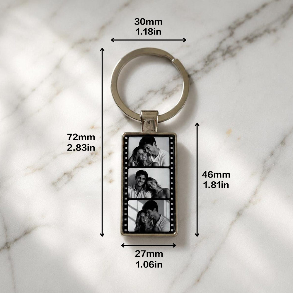 Personalized Film Strip Photo Keychain for Unique and Love | JNSDec228