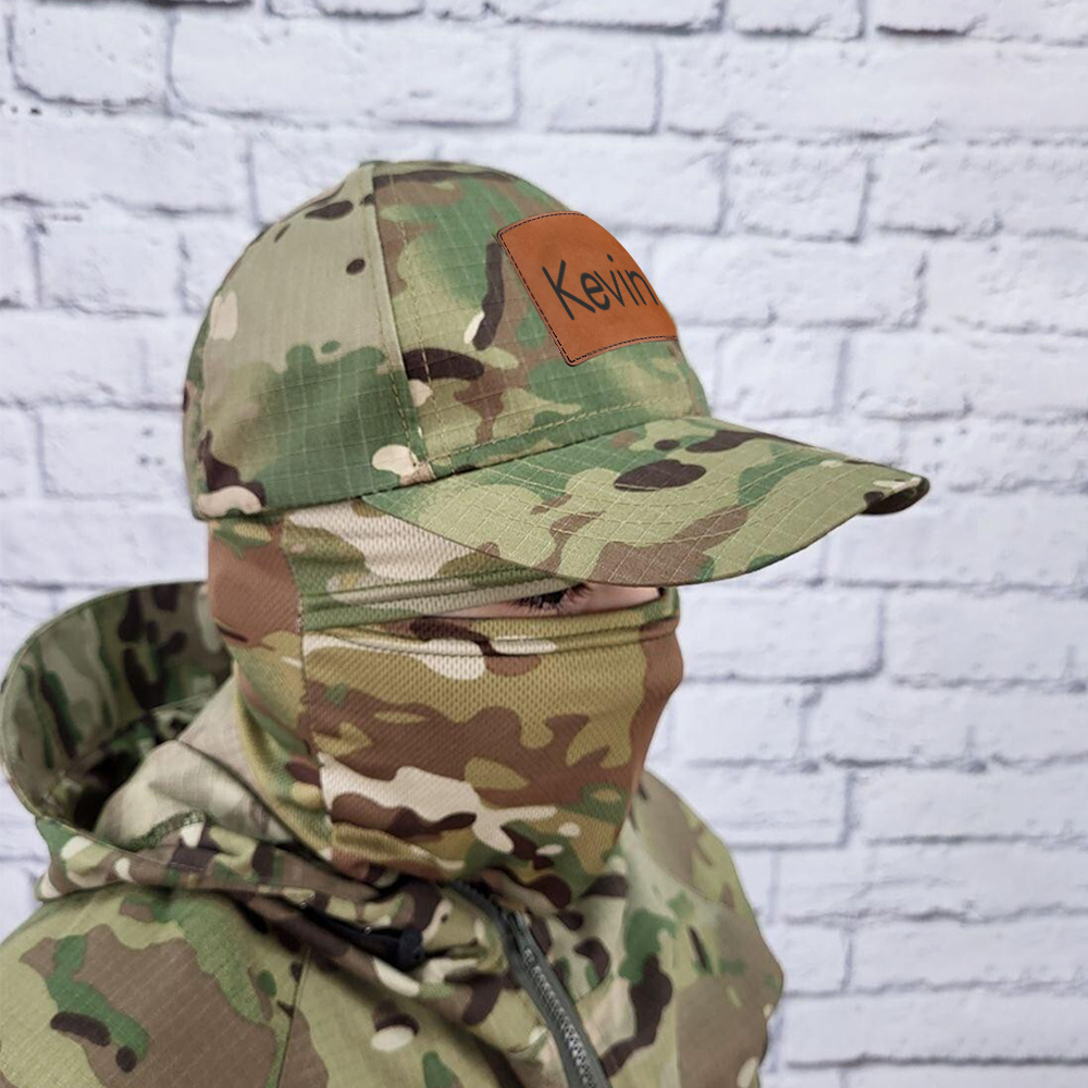 Personalized Name Outdoor Camo Baseball Cap & Face Mask Set for Unique & Love | JNSHat11