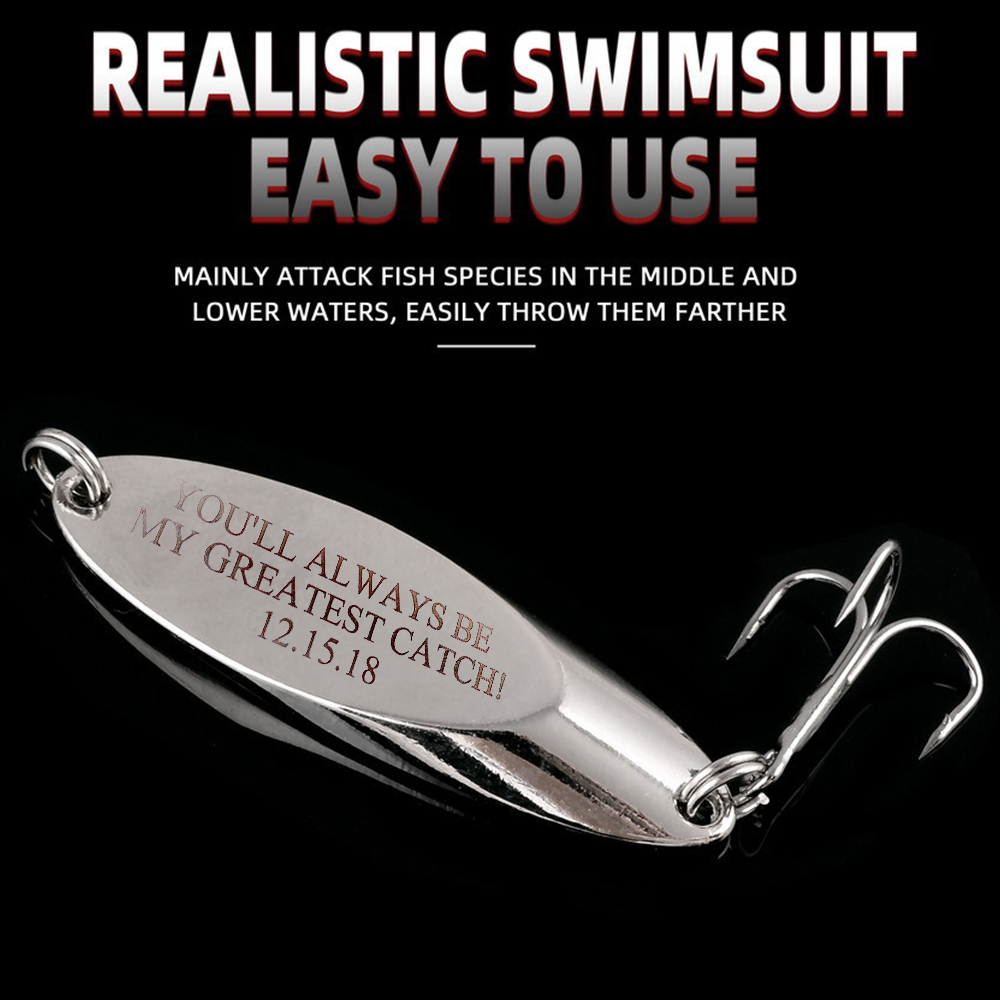 Personalized Engraved Fishing Lure Hook for Unique & Love | JNSTool17